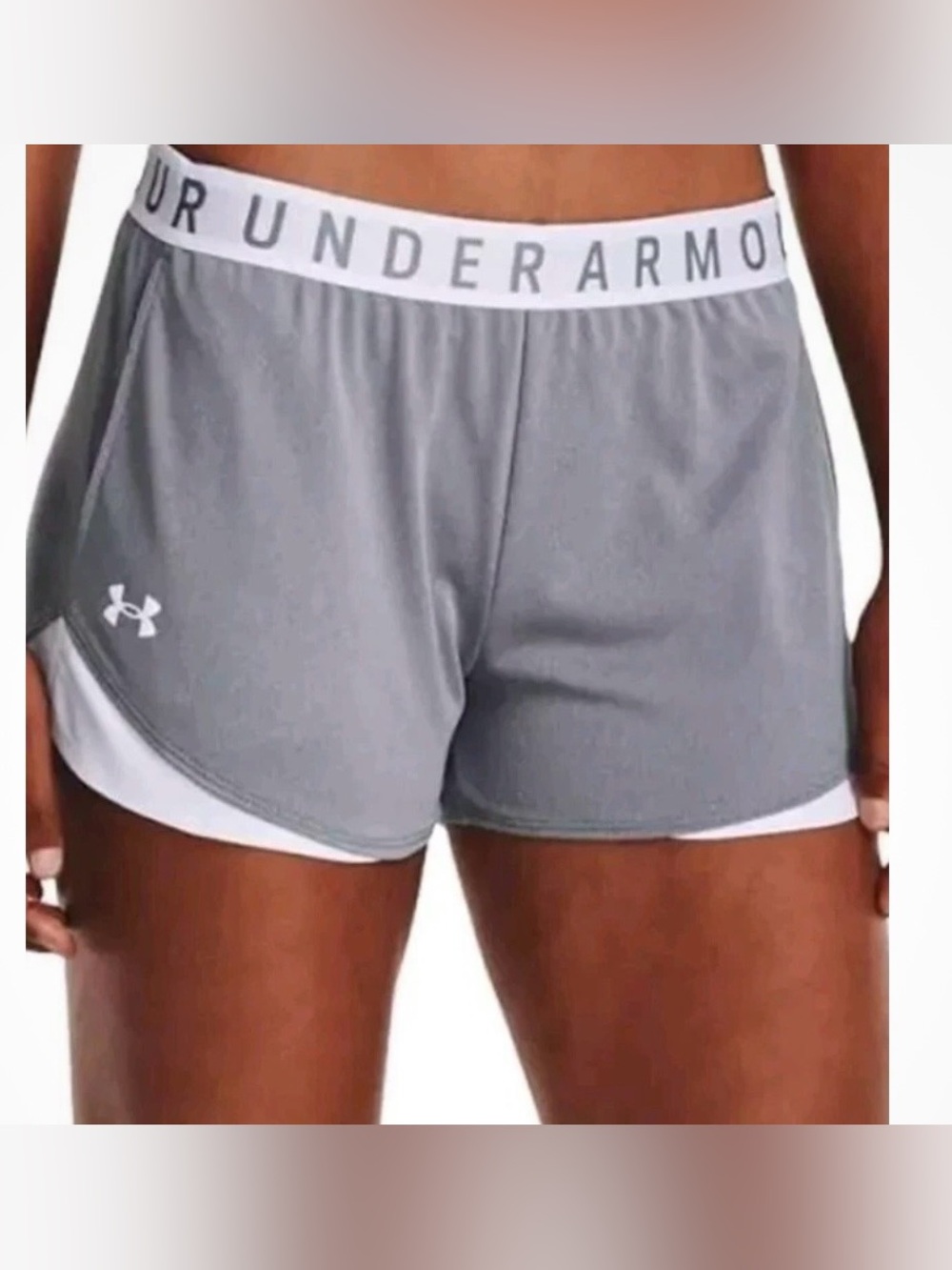 Under Armour Shorts Womens UA
Fly By Training Steel Grey Reflective size M